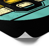 67 Drip Meme Funny 6 7 Costume Couple Retro _1  ポスター (角)