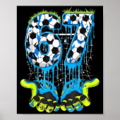 67 Drip Soccer Gen Alpha Slang Six Seven Meme  ポスター (正面)