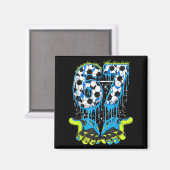 67 Drip Soccer Gen Alpha Slang Six Seven Meme マグネット (正面/裏面)