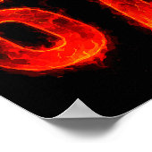 67 Flame Number Six Seven Meme 67 Kid  ポスター (角)