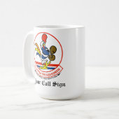 67 FSのカスタムなコーヒー・マグw/callの印 コーヒーマグカップ (正面左)