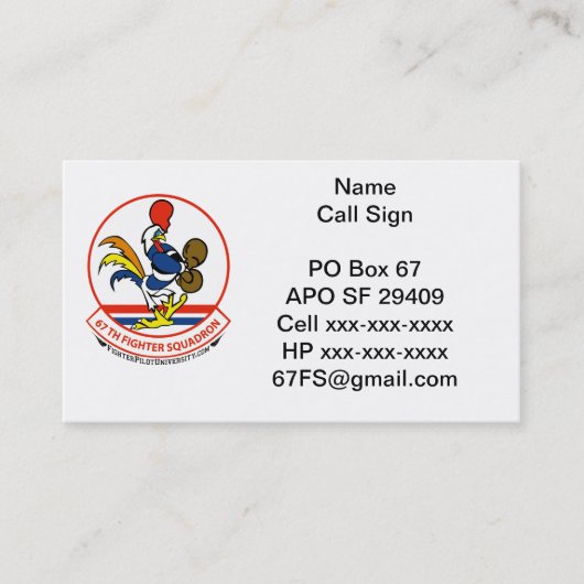 67 FSの名刺 名刺 (正面)