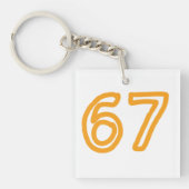 67 ft 6 7  キーホルダー (正面)