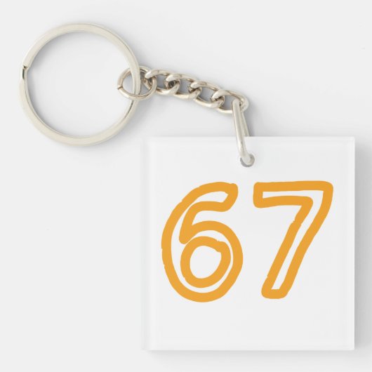 67 ft 6 7 キーホルダー (正面)