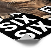 67 Funny Cat Six Seven Meme Gen Z Alpha Humor Anim ポスター (角)