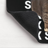 67 Funny Cat Six Seven Meme Gen Z Alpha Humor Anim マウスパッド (コーナー)