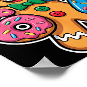 67 Funny Christmas Boys Kids Xmas Six Seven Ginger ポスター (角)