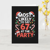 67 Funny Christmas Meme Most Likely To Say 67 At T カード (黄色い花)