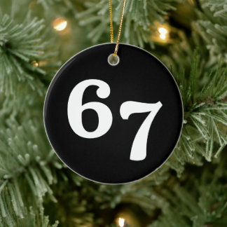 67 Funny Gen Alpha Lingo セラミックオーナメント