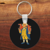 67 Funny George Washington Meme Six Seven Gen Alph キーホルダー (正面)