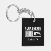 67 Funny Meme Aura Energy at 67 Six Seven Meme Gen キーホルダー (正面左)