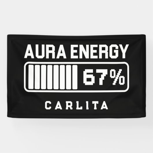 67 Funny Meme Aura Energy at 67 Six Seven Meme Gen 横断幕 (横)