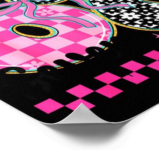 67 Funny Meme Filled With Hearts Six Seven Valenti ポスター (角)