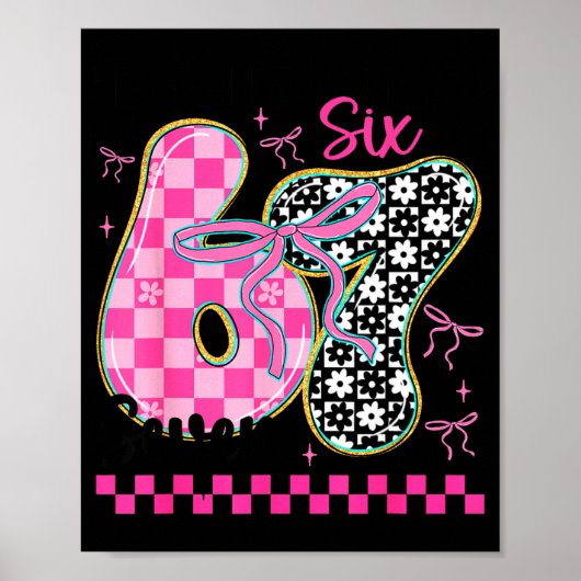 67 Funny Meme Filled With Hearts Six Seven Valenti ポスター (正面)