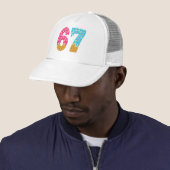 67 Funny Meme Ice Cream Six Seven Gen Alpha キャップ (インサイチュ)