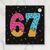 67 Funny Meme Ice Cream Six Seven Gen Alpha フェイバータグ (裏面)