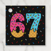 67 Funny Meme Ice Cream Six Seven Gen Alpha フェイバータグ (正面)