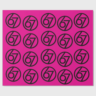 67 Funny Meme Six Seven Gen Alpha Wrapping Paper ラッピングペーパー