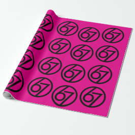 67 Funny Meme Six Seven Gen Alpha Wrapping Paper ラッピングペーパー