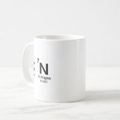 67 Funny Meme Six Seven Science Periodic Table Che コーヒーマグカップ (正面左)