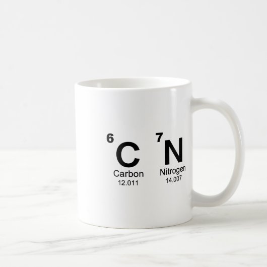 67 Funny Meme Six Seven Science Periodic Table Che コーヒーマグカップ (右)