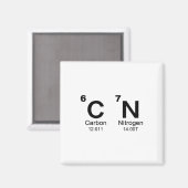 67 Funny Meme Six Seven Science Periodic Table Che マグネット (正面/裏面)