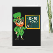 67 Funny St Patricks Day Math Teacher Meme Six Sev カード (正面)