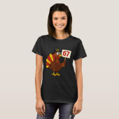 67 Funny Thanksgiving Turkey Meme Six Seven 6 7 Gi Tシャツ (正面フル)