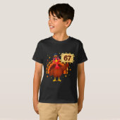 67 Funny Thanksgiving Turkey Meme Six Seven 6 7 Gi Tシャツ (正面フル)