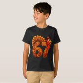 67 Funny Thanksgiving Turkey Meme Six Seven 6 7  Tシャツ (正面フル)
