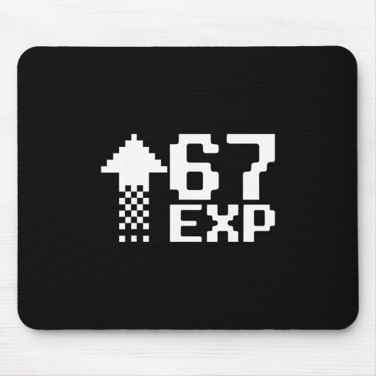 67 Gaming Kids Drip Meme Funny Six Seven Gen Alpha マウスパッド (正面)