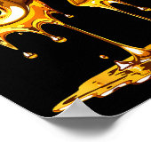 67 Gold Drip Funny Six Seven Meme Boys Kids 6 7 Dr ポスター (角)