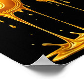 67 Gold Drip Funny Six Seven Meme Boys Kids 6 7 Dr ポスター (角)