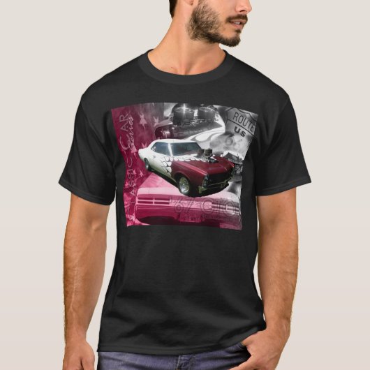 67 GTO -クラシックな車シリーズ Tシャツ (正面)