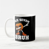 67 Halloween Funny Six Seven Bruh Meme Brainrot Pu コーヒーマグカップ (左)