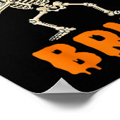 67 Halloween Funny Six Seven Meme Brainrot Pumpkin ポスター (角)