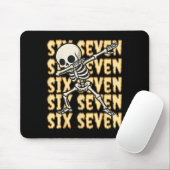 67 Halloween Funny Six Seven Meme Brainrot Skeleto マウスパッド (マウス)