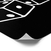 67 Halloween Matching Group Costume Six Seven Dice ポスター (角)