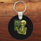 67 Halloween Math Funny Six Seven Meme Brainrot Sk キーホルダー (正面)