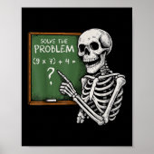 67 Halloween Math Funny Six Seven Meme Brainrot Sk ポスター (正面)