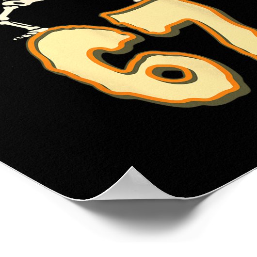 67 Halloween Meme 6 7 Numbers Six Seven Funny Kids ポスター (角)