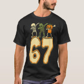67 Halloween Meme 6 7 Numbers Six Seven Funny Kids Tシャツ (正面)