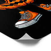 67 Halloween Pumpkin Funny Brainrot Meme Kids Six ポスター (角)