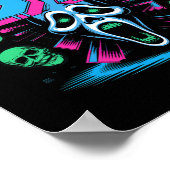 67 Halloween Scp Horror Face Scary Costume Shirt H ポスター (角)