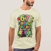 67 Happy First Day of School Tシャツ (正面)