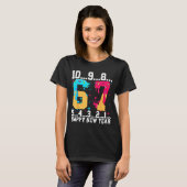 67 Happy New Year Six Seven Funny Countdown 2026  Tシャツ (正面フル)