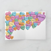 67 Hearts Valentine's Day Card カード (内部)
