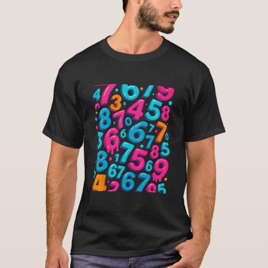 67 Hidden Meme Trending Gen Z Alpha Six Seven 6 7  Tシャツ (正面)