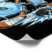 67 Hockey Drip Number Funny Meme Style Boys Graphi ポスター (角)