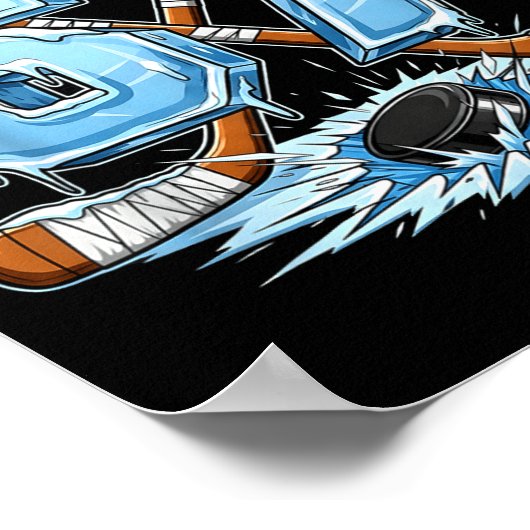 67 Hockey Drip Number Funny Meme Style Boys Graphi ポスター (角)